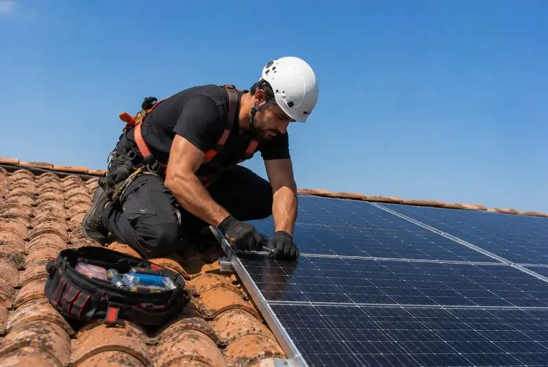 Maintenance et monitoring de panneaux solaires à Niederbronn-les-Bains